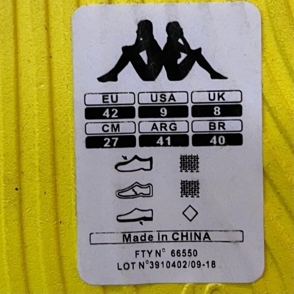 NWOB Kappa Unisex Slide Sandals Sz 9 - Picture 5 of 6